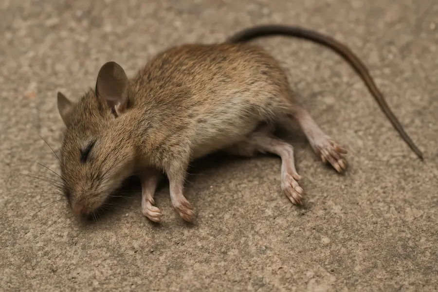 Close-up of dead mice